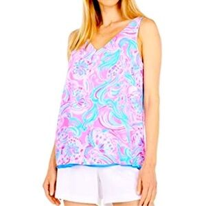 Lily Pulitzer Florin Reversible top -